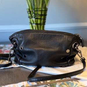 Sale only for today Hammitt Daniel Black Pebbled Leather Crossbody